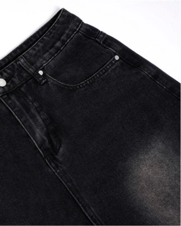 KIIKIO Vintage Distressed Wide Leg Cargo Jeans