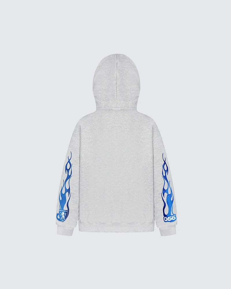 KIIKIO Dark Flame Mask Hood Zip Jacket