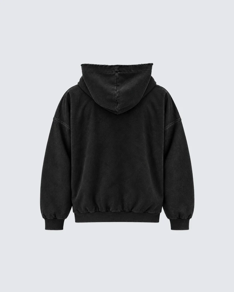 KIIKIO Vintage Graphic Washed Hoodie
