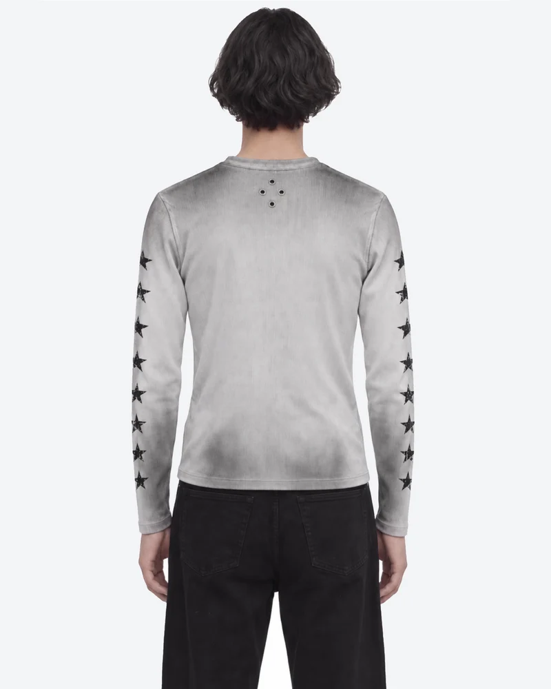 KIIKIO Vintage Gothic Cross Graphic Long Sleeve T-Shirt
