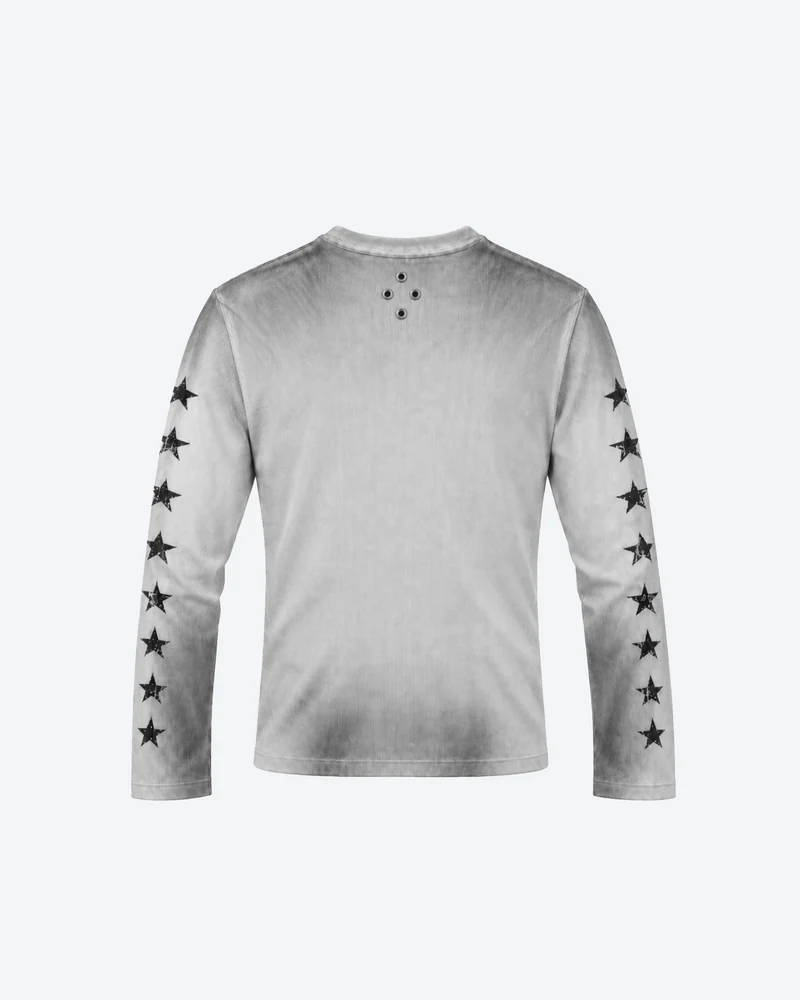 KIIKIO Vintage Gothic Cross Graphic Long Sleeve T-Shirt