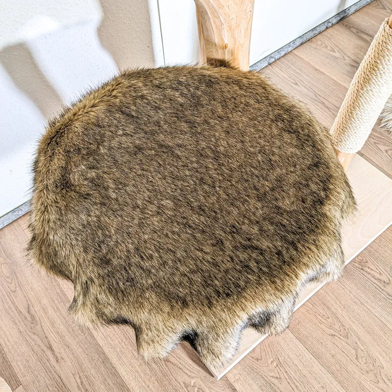 Naturkratzbaum 4522 Kratzbaum Natur Holz Design 185 cm hoch Katzenbaum