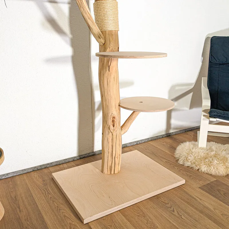 Naturkratzbaum 4513 Kratzbaum Natur Holz Design 190 cm hoch Katzenbaum