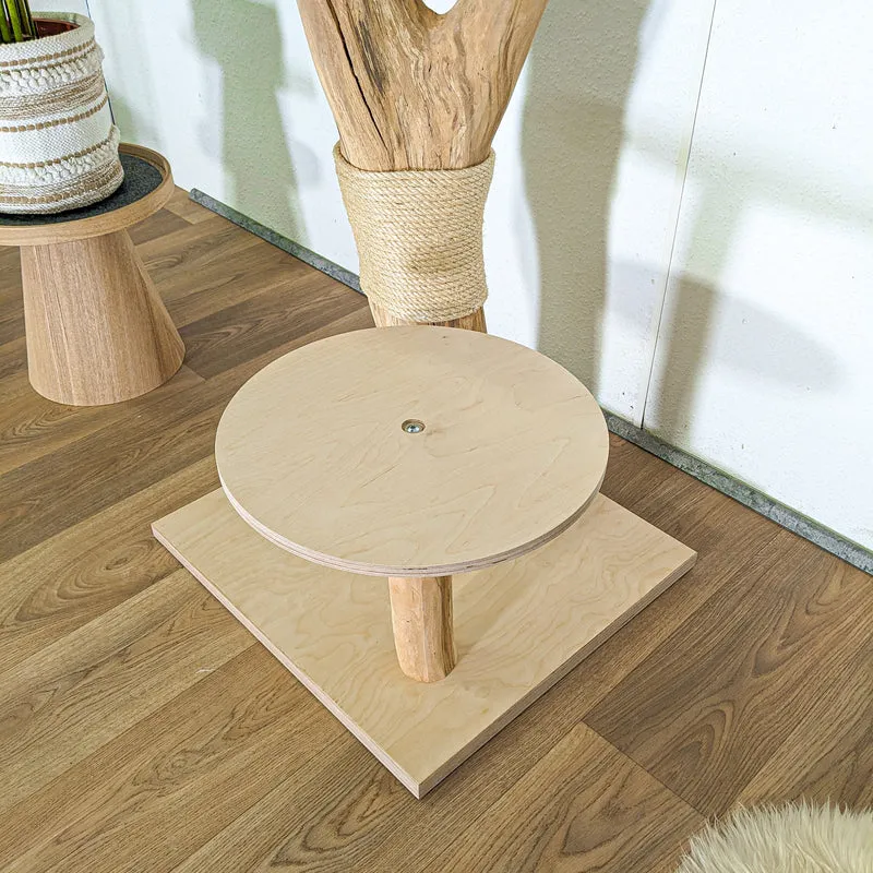 Naturkratzbaum 4495 Kratzbaum Natur Holz Design 122 cm hoch Katzenbaum