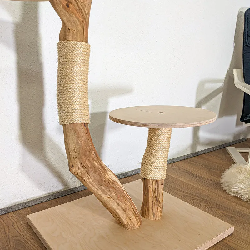 Naturkratzbaum 4482 Kratzbaum Natur Holz Design 125 cm hoch Katzenbaum