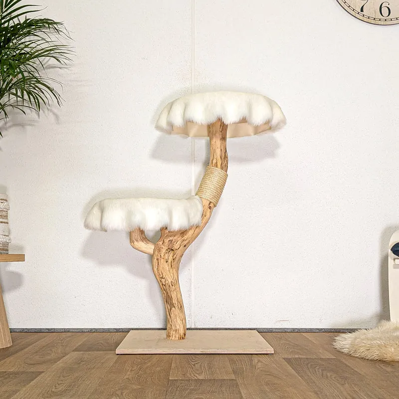 Naturkratzbaum 4476 Kratzbaum Natur Holz Design 100 cm hoch Katzenbaum