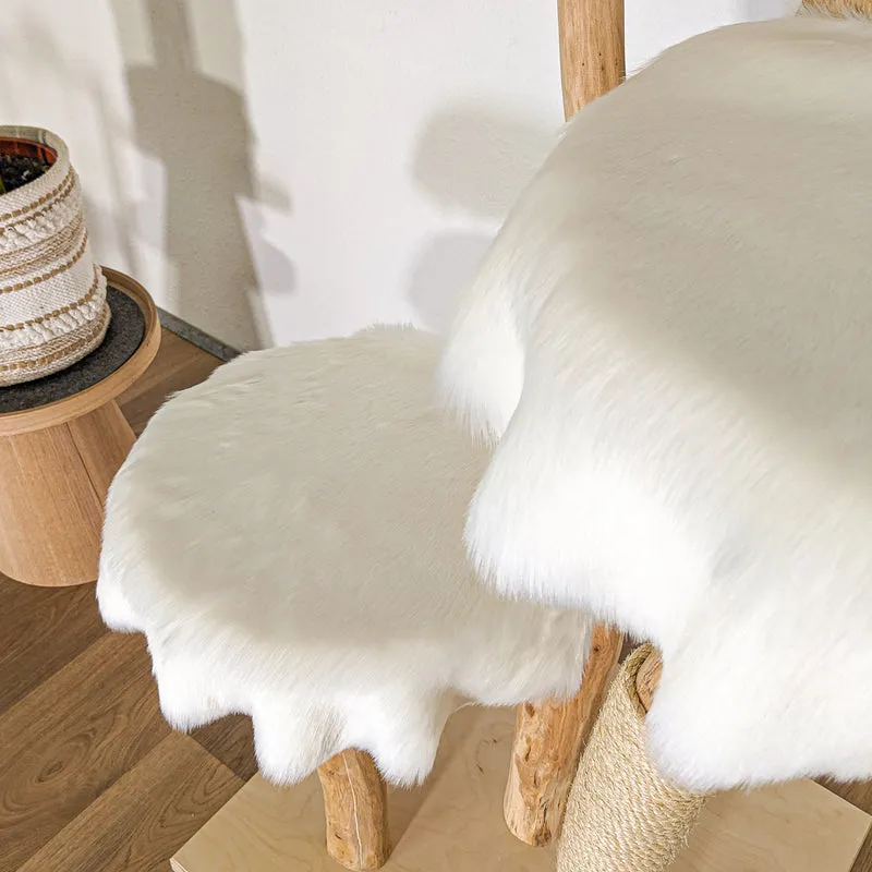 Naturkratzbaum 4475 Kratzbaum Natur Holz Design 180 cm hoch Katzenbaum