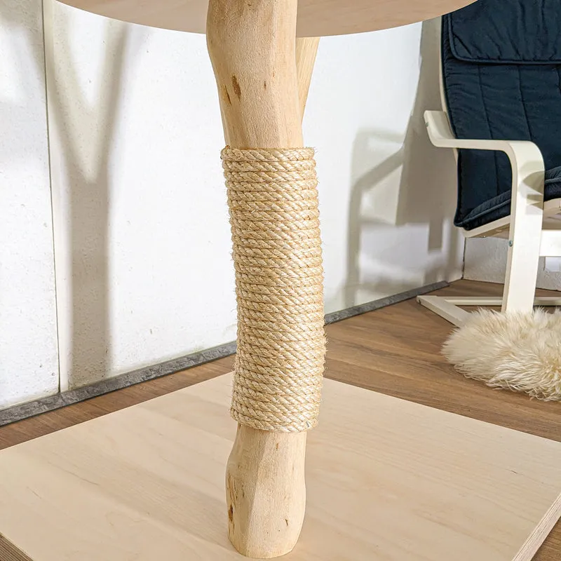 Naturkratzbaum 4474 Kratzbaum Natur Holz Design 152 cm hoch Katzenbaum