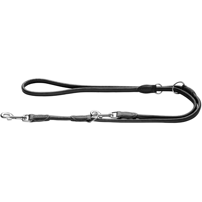 ARVIKA Set Halsband & Leine | schwarz