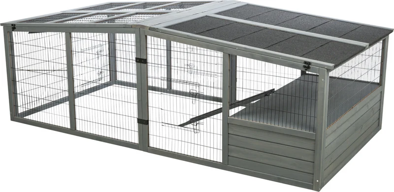 Freilaufgehege XL mit Abdeckung