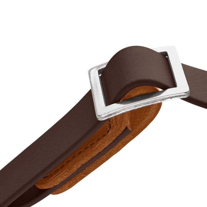 Halsung Wolmar BioThane® x Leder Alu-Strong