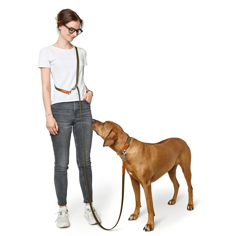 Halsband Wolmar BioThane® x Leder