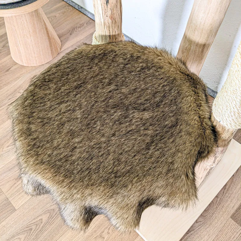 RESERVIERT - ABHOLUNG - Naturkratzbaum 4452 Kratzbaum Natur Holz Design 175 cm hoch Katzenbaum