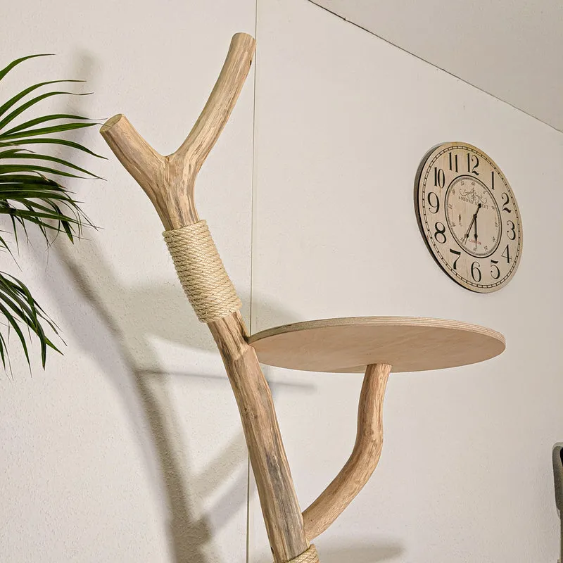 Naturkratzbaum 4439 Kratzbaum Natur Holz Design 167 cm hoch Katzenbaum