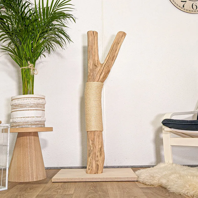 Kratzstamm 4460 Natur Holz Design Kratzbaum 120 cm hoch Naturkratzbaum