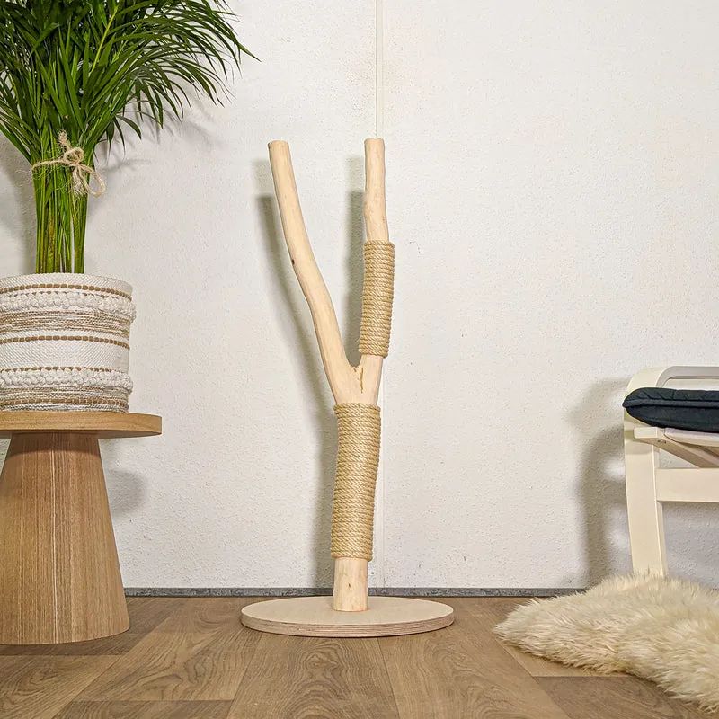 Kratzstamm 4454 Natur Holz Design Kratzbaum 100 cm hoch Naturkratzbaum
