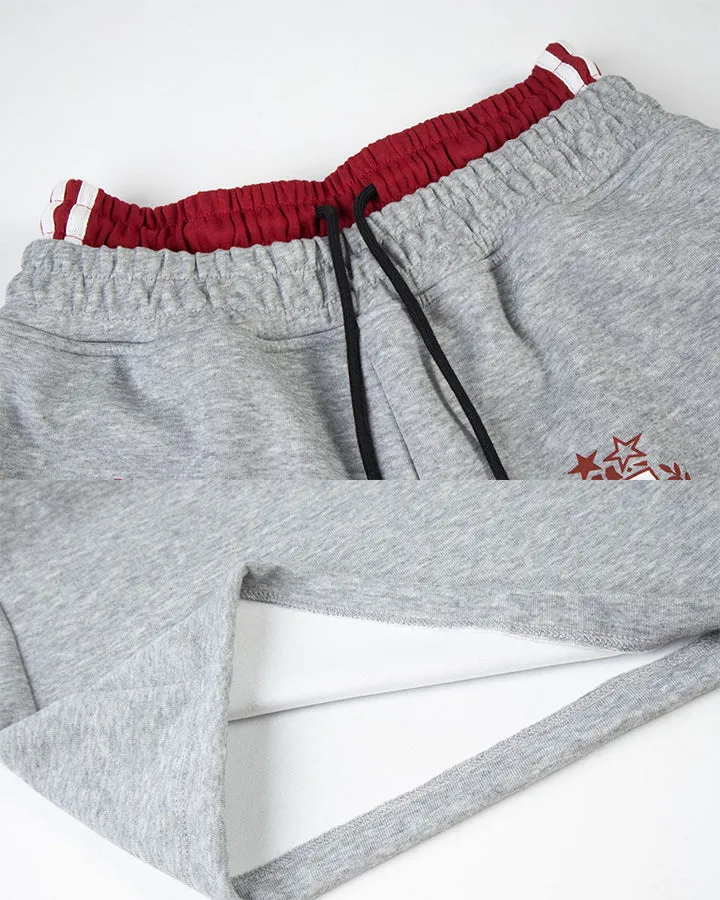 KIIKIO Street Oversized Graphic Embroidery Casual Sweatpants