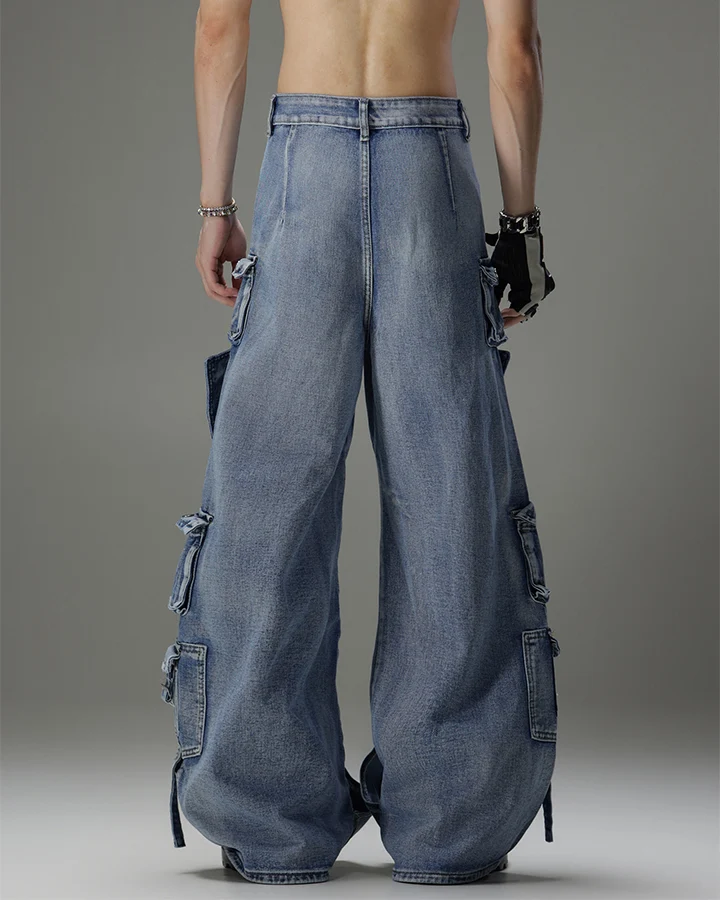KIIKIO Utility Multi Pocket Layered Zipper Cargo Pants
