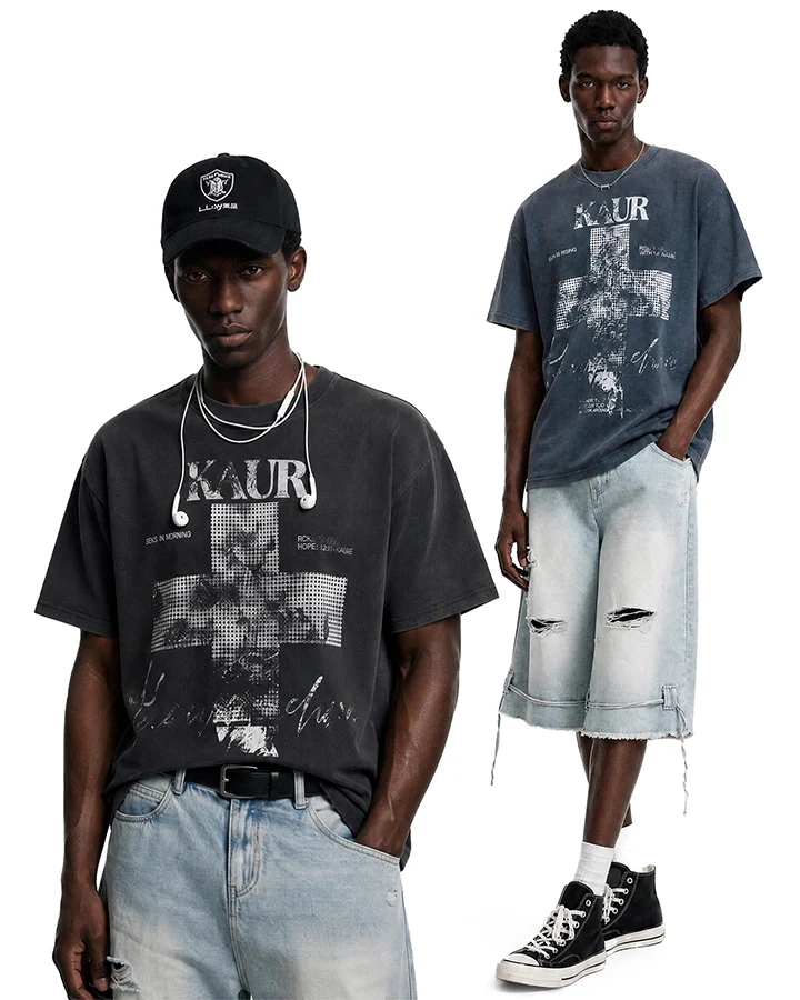 KIIKIO Dark Washed Tee
