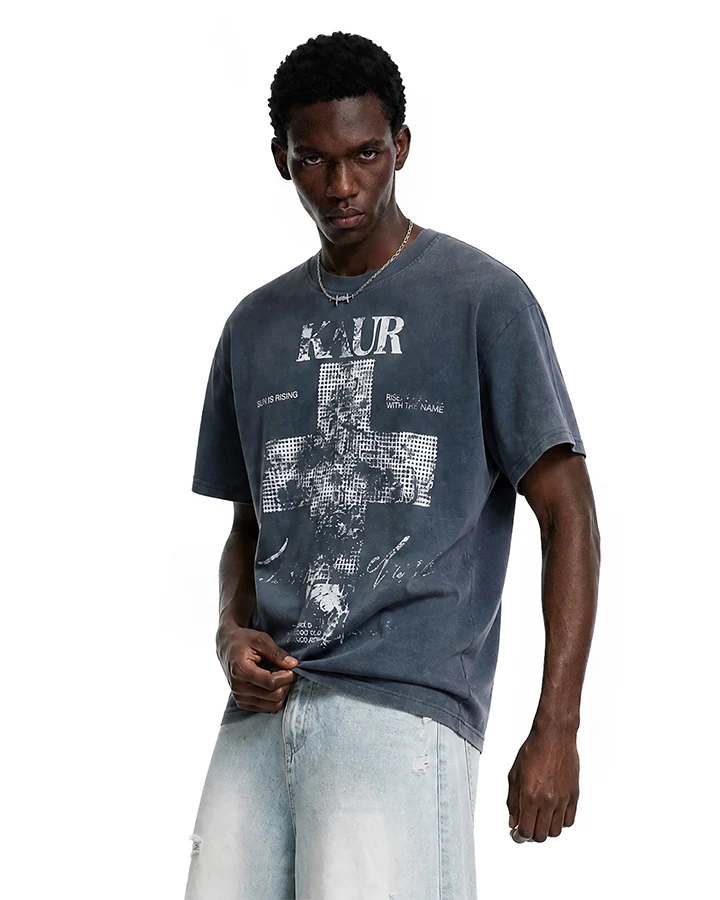 KIIKIO Dark Washed Tee