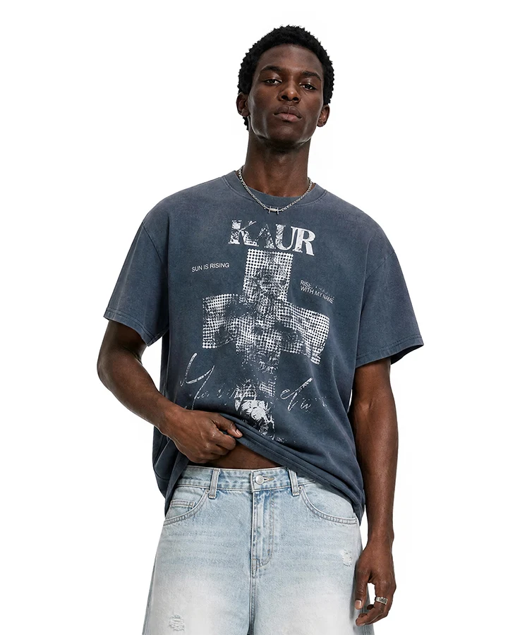 KIIKIO Dark Washed Tee