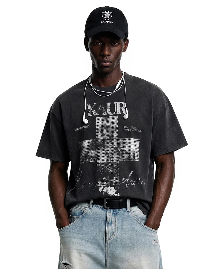 KIIKIO Dark Washed Tee
