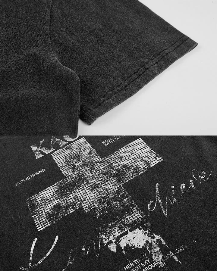 KIIKIO Dark Washed Tee