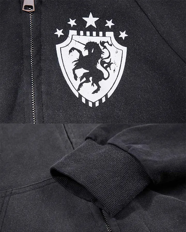 KIIKIO Gothic Patchwork Hoodie