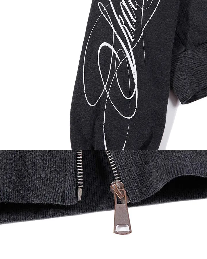 KIIKIO Gothic Patchwork Hoodie