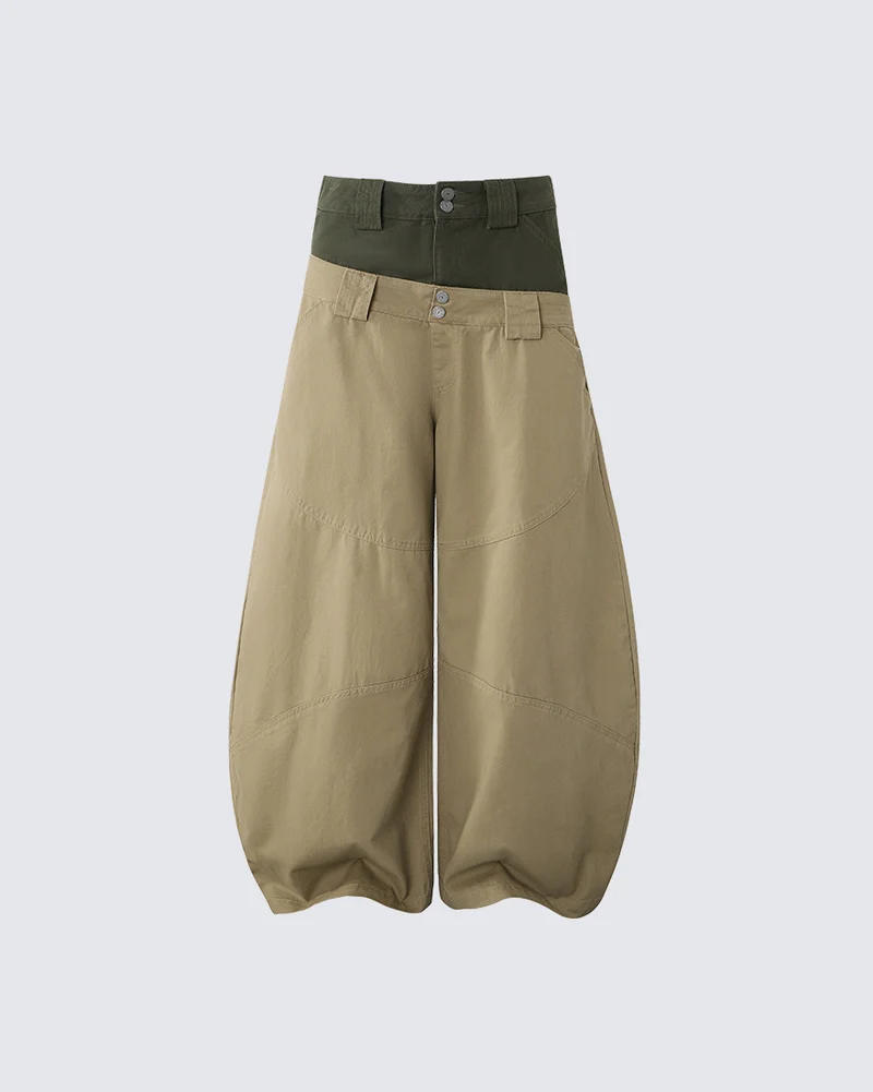 KIIKIO Baggy Asymmetric Jeans