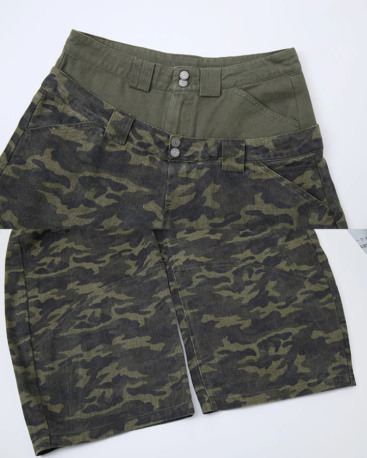 KIIKIO Utility Asymmetric Jeans