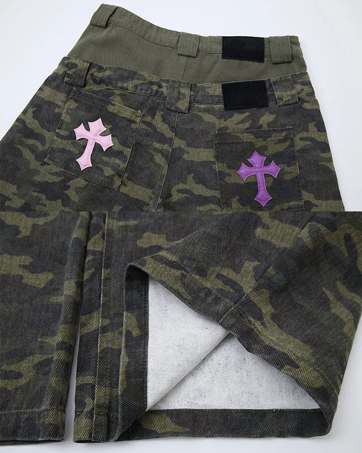 KIIKIO Utility Asymmetric Jeans