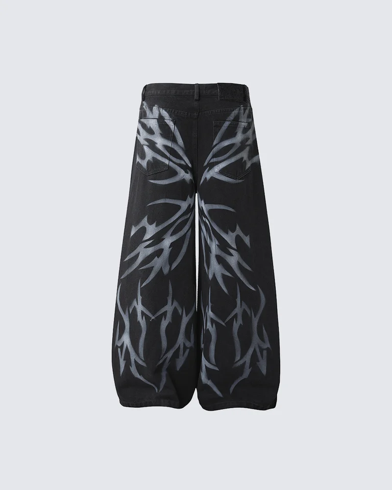 KIIKIO Y2K Washed Jeans
