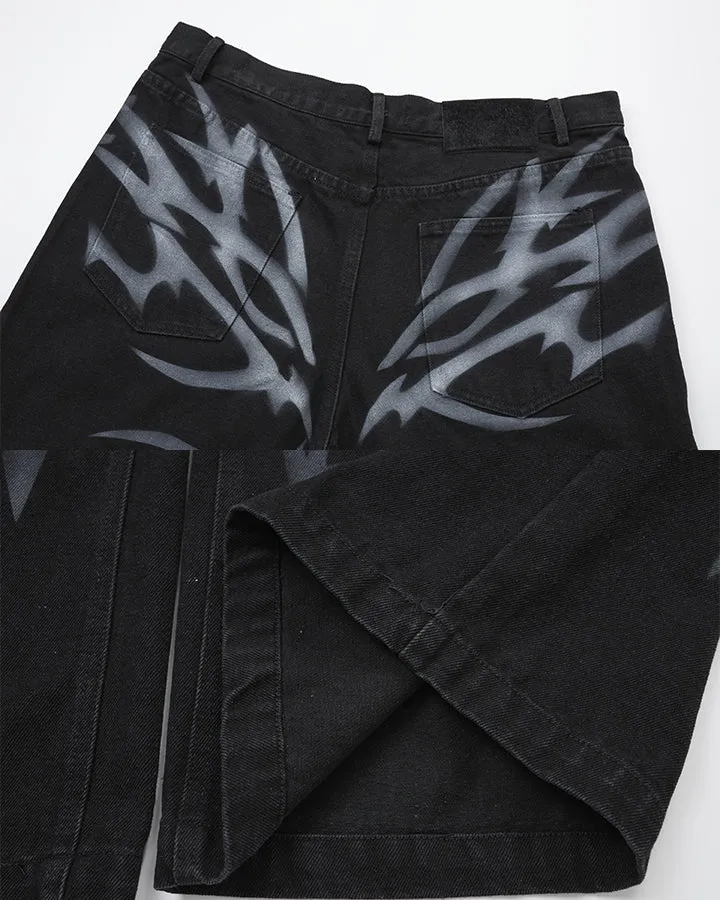 KIIKIO Y2K Washed Jeans