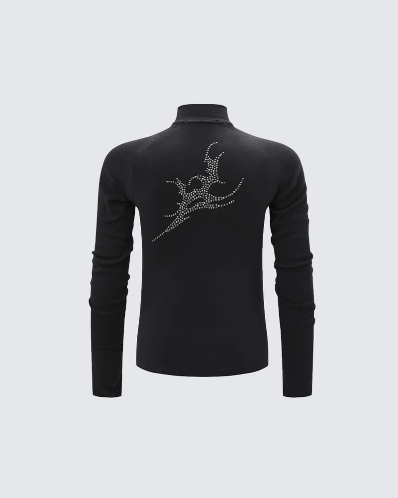 KIIKIO Dark Zipper Tee