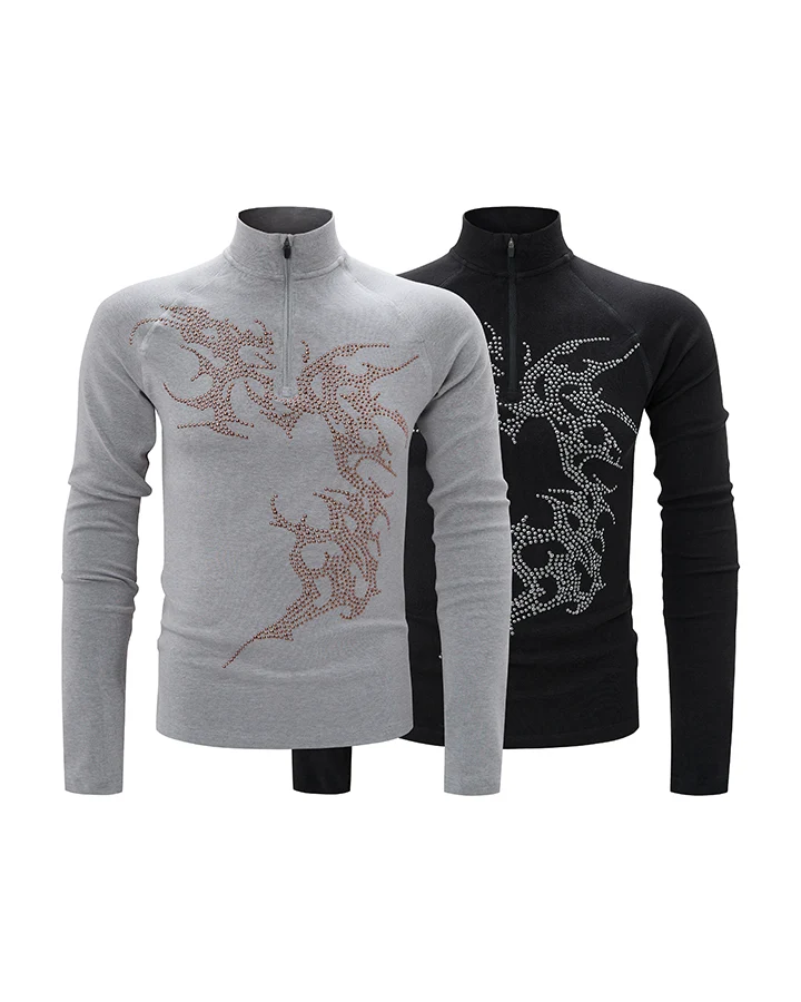 KIIKIO Dark Zipper Tee