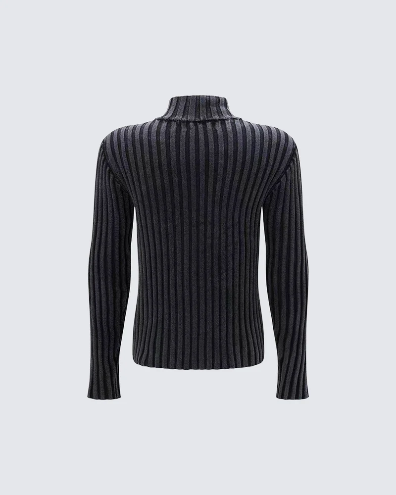 KIIKIO Gothic Zipper Sweater