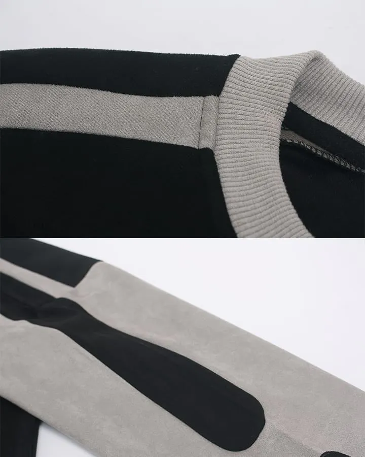 KIIKIO Gothic Embroidered Contrast Panel Long Sleeve Top
