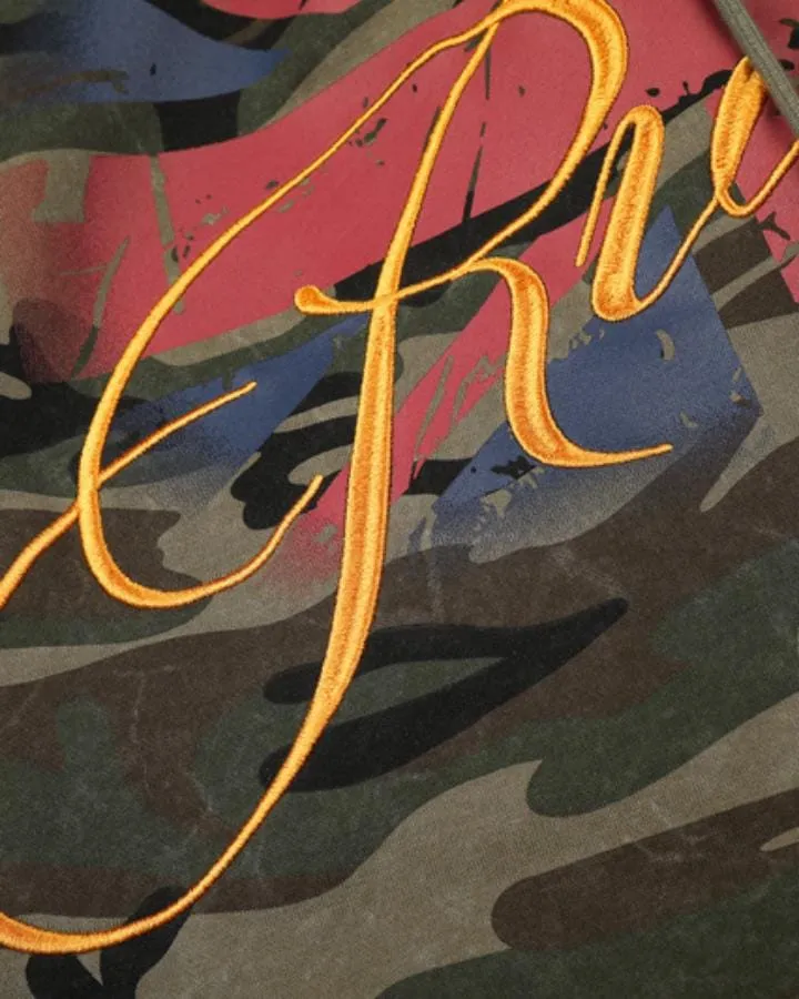 KIIKIO American Camouflage Graphic Print Casual Sweatpants