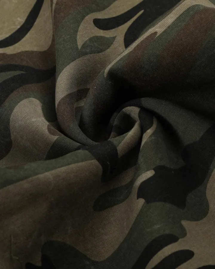 KIIKIO American Camouflage Graphic Print Casual Sweatpants