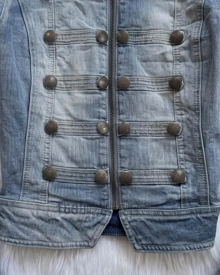 KIIKIO American-Style Vintage Double-Breasted Jacket