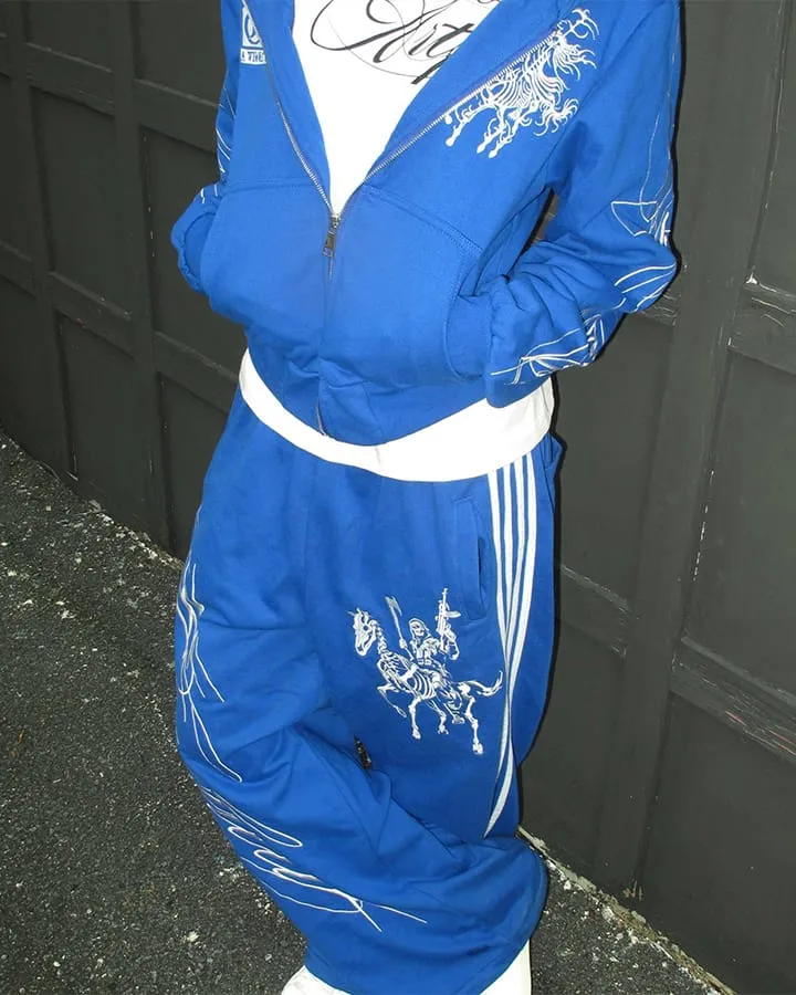 KIIKIO Undead Knight Zip Hoodie