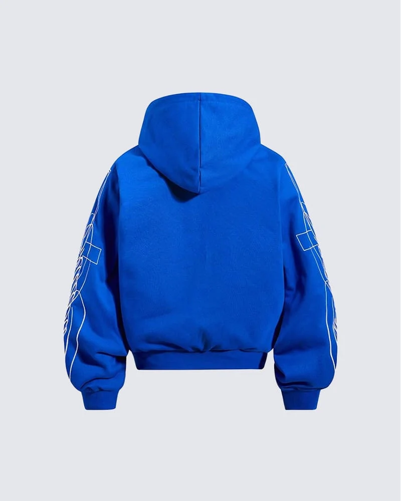 KIIKIO Undead Knight Zip Hoodie