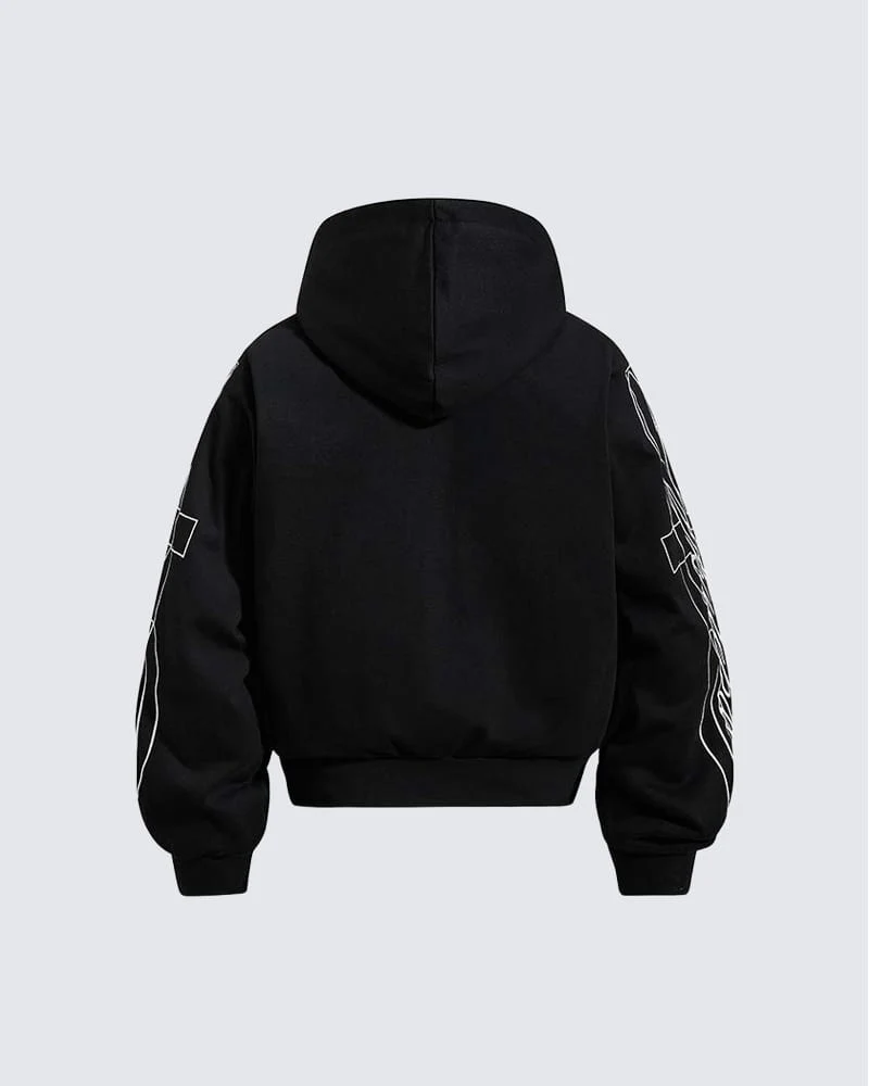 KIIKIO Undead Knight Zip Hoodie
