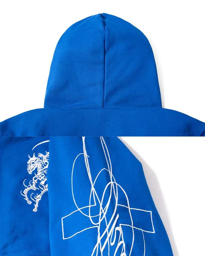 KIIKIO Undead Knight Zip Hoodie