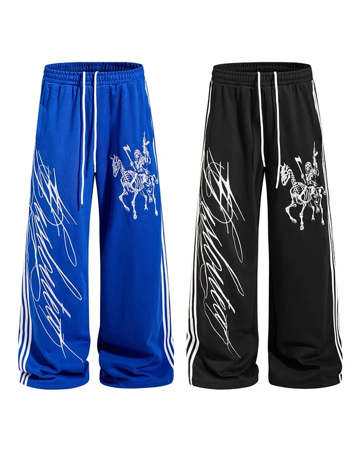 KIIKIO Undead Knight Wide Leg Sweatpants
