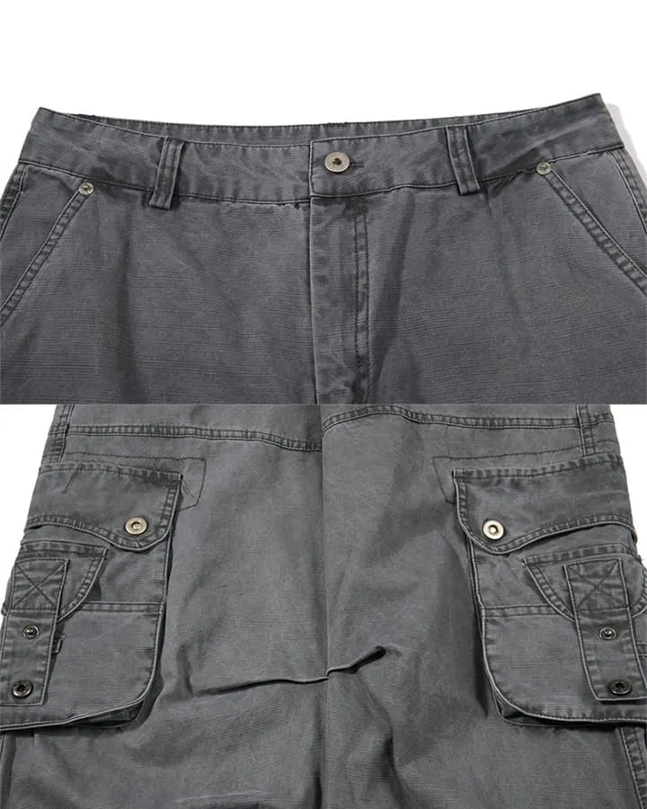 KIIKIO Utility Washed Cargo Pants