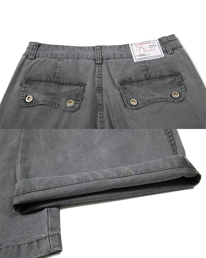 KIIKIO Utility Washed Cargo Pants