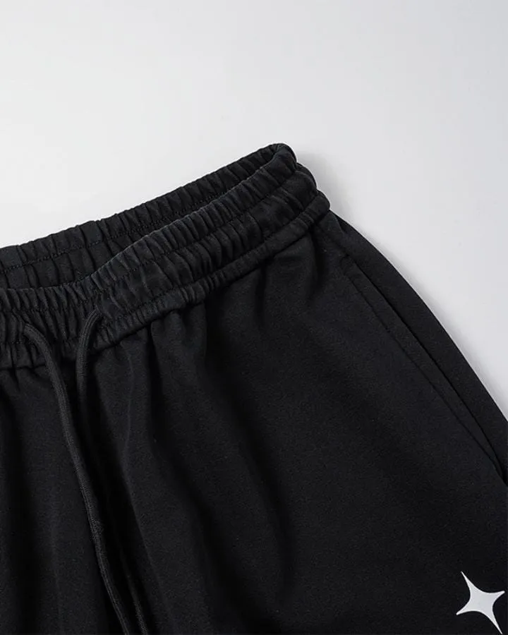 KIIKIO High Street Graphic Patch Loose Sweatpants