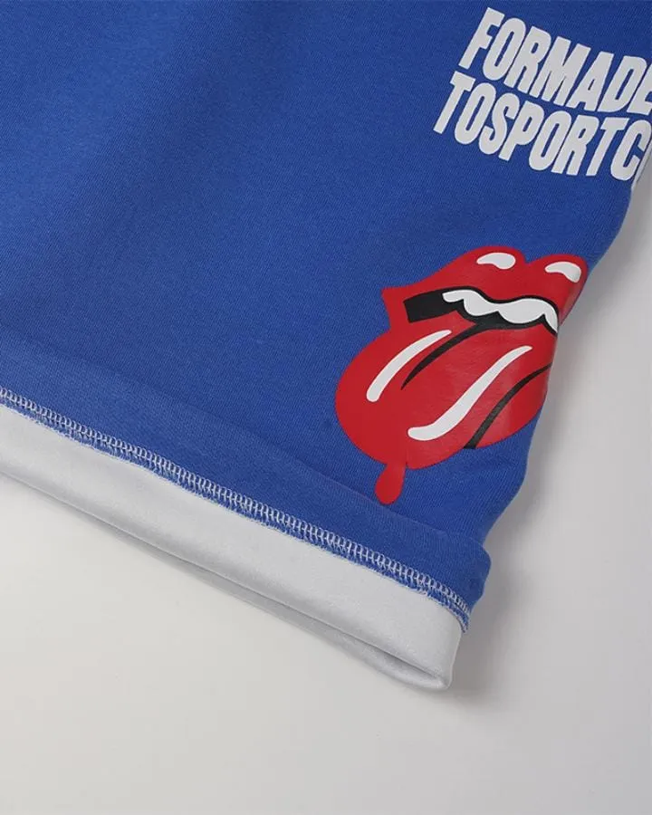 KIIKIO High Street Graphic Patch Loose Sweatpants